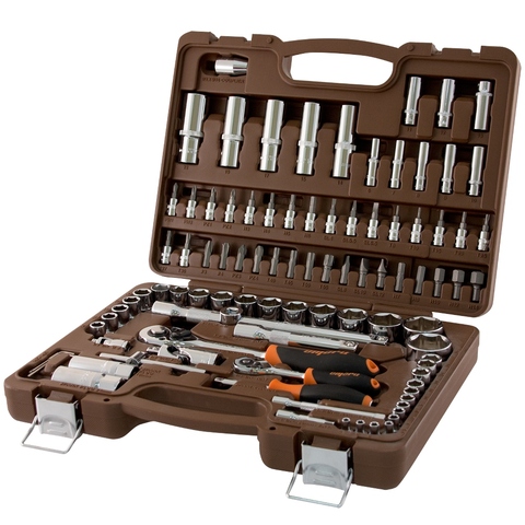 Tool Set in plastic case, 94 of the subject 4-32mm, 1/4 inch, 1/2 inch [Ombra OMT94S] ► Photo 1/6