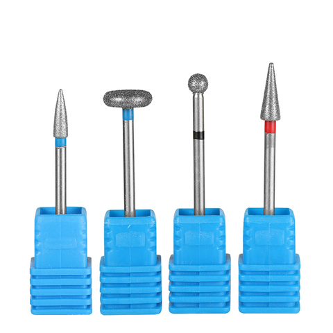 BNG Diamond Milling Cutters For Manicure Rotary Nail Drill Bit Bits Eletric Pedicure Machine Equipment Cuticle Remove Tools Box ► Photo 1/5