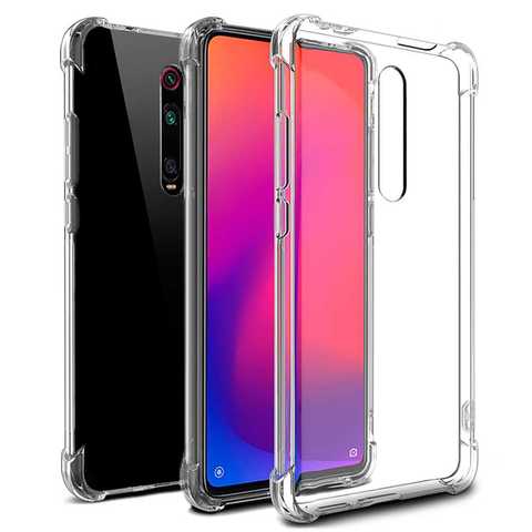 Clear TPU Case Cover for Xiaomi Mi 9T/Pro Redmi K20 ShockProof Antishock Reinforced Edges Soft Protective Bumper Gel ► Photo 1/3