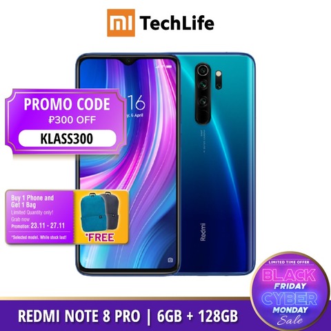 Global Version Xiaomi Redmi Note 8 Pro 128GB ROM 6GB RAM (Brand New / Sealed) note 8 pro, note8pro, note8 Smartphone Mobile ► Photo 1/6