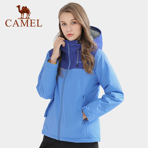 CAMEL Cotton Lining Outdoor Jackets Men Women Waterproof Windproof Climbing Hiking Jacket 2022 Warm Winter Coat New ► Photo 1/6