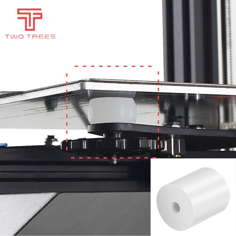 High Temperature Silicone Solid Spacer Hot Bed Leveling Column  For CR-10/ CR10S Ender-3 3D Printer Parts ► Photo 1/6