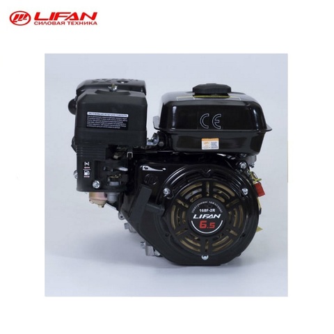 Engine Lifan 168F-2R, shaft Ø20 mm mounted on cultivators and tillers with reducing gear and a lower camshaft ► Photo 1/2