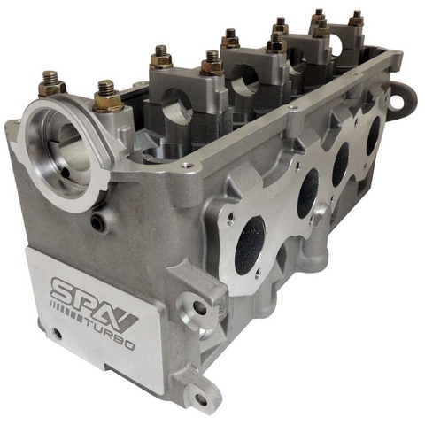 SPA Turbo XFlow cross flow race street ported cylinder head fits VW 8V Golf Jetta 1.8L 2.0L ABA MKIII GTI EVCABT01 high CFM ► Photo 1/6