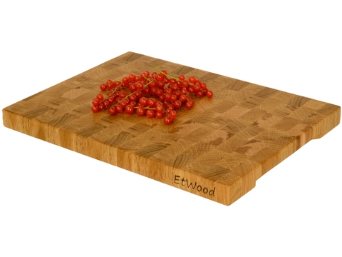 Kitchen Cutting Board end Wood, oak, 40x30x3 cm., Art. 030, EtWood ► Photo 1/4