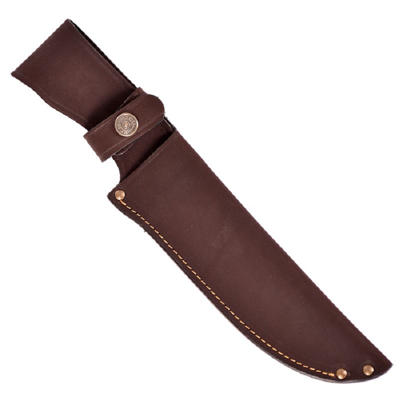 Sheath with handle, genuine leather, knife case (13,15,17,19,21,23x4 cm), excellent quality with clasp, art 6148 ► Photo 1/6
