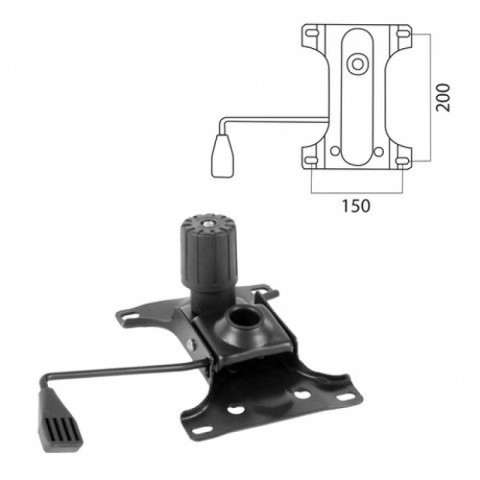 Swing mechanism for chair, top-Gan, 20*15 ► Photo 1/1