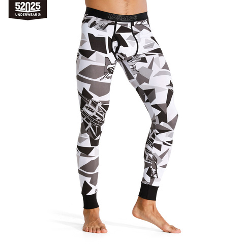 52025 Men Thermal Camouflage Leggings Cotton Modal Soft Comfortable Underwear Eco-friendly Print Thermal Bottoms Thermo Leggings ► Photo 1/5