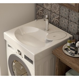 Sink over washing machine esthete Lea 60x55 with brackets (2044000013514) ► Photo 1/5