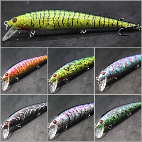 wLure 12cm 18g Minnow Crankbait Hard Bait Carp Fishing Fresh Water Sea Fake Lure Fishing Jerkbait Fishing Lure M509 ► Photo 1/6