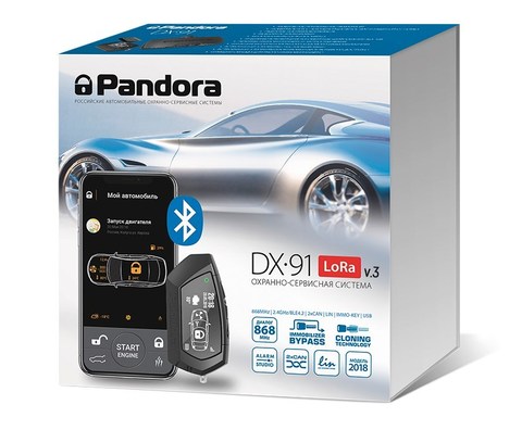 Car alarm Pandora DX 91 Lora V.3 ► Photo 1/6