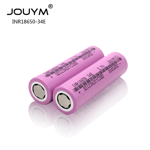 JOUYM 18650 Batteries 3400mAh INR18650 3.7V Rechargeable Batteries Li Ion Lithium Ion 18650 30A Large Current 18650VTC7 ► Photo 1/6