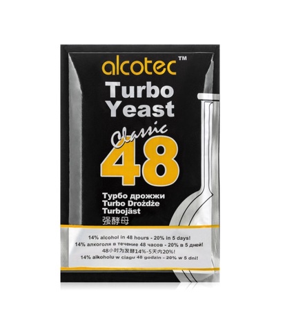 Yeast alcohol alcotec 48 classic turbo, 130 grams ► Photo 1/1