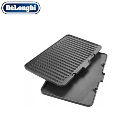 A Set Of plates for grilling DeLonghi DLSK 150 removable grill plates kitchen appliances accessories for electrical grill electric grill household appliances for kitchen home appliances kitchen appliances ► Photo 1/1