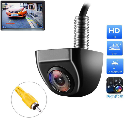 Car Rear View Camera Reverse Universal HD Color Image Video Night Vision 170 Degree Wide Angle Waterproof Backup For Car Camera ► Photo 1/6