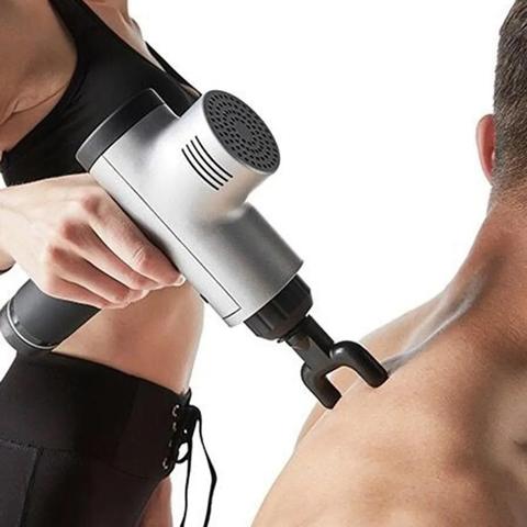 Hand Massager MiniPro M01 gun shock sports with replaceable nozzles and bag ► Photo 1/6