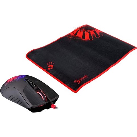 Bloody A9081 Player Mouse + Mouse Pad (Bloody A90 M.Core Player Mouse + Bloody 081 Mouse Pad) ► Photo 1/4