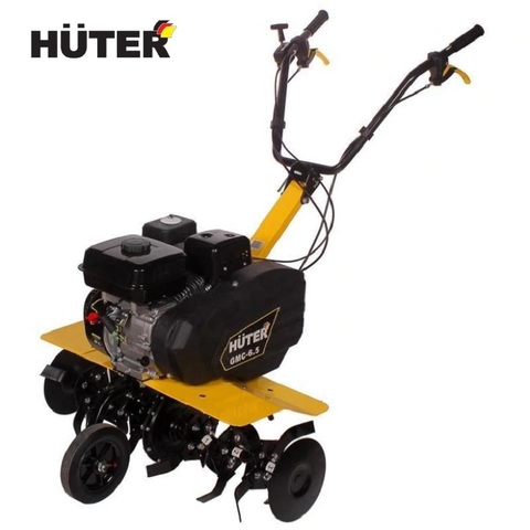 Petrol motor cultivator Huter GMC-6.5 Walk-behind tractor Rotary cultivator Agricultural machine Minitractor Power cultivator ► Photo 1/5