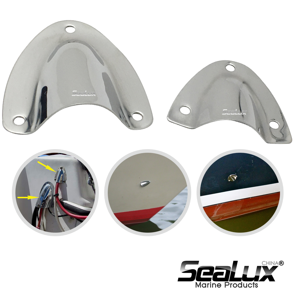 Sealux Marine Grade Stainless Steel Midget Vent Clam-shell for