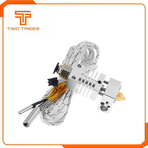 Hotend Extruder Kit Long Distance V6 Extrusion 12V/24V 50W J-head Heat Break Throat 1.75mm for Ender 3 CR10 CR-10S Printer ► Photo 1/6