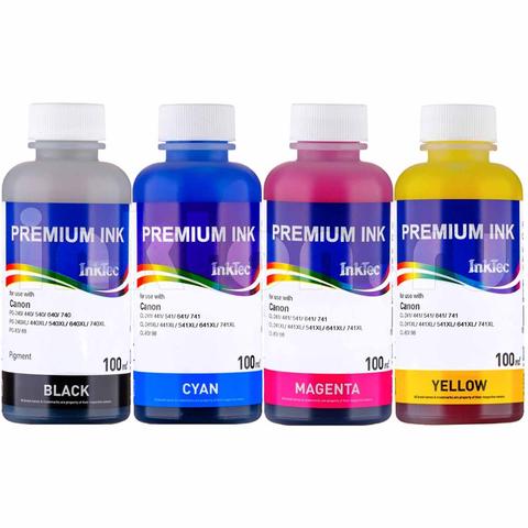 Ink for printer canon mp230, mp240, mp250, mp252, mp260, premium ink 4x100 ml, Kit ► Photo 1/5