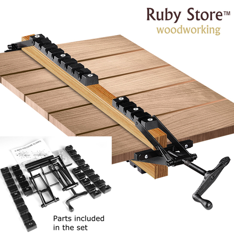 4-way Pressure Clamp for Glue Ups, Panel Clamps, Clamping Boards,  Woodworking ► Photo 1/6