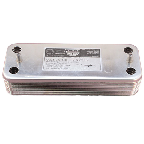 Boiler Heat Exchanger Replacement For Ariston, Demrad, Protherm - 17B2071406 ► Photo 1/1