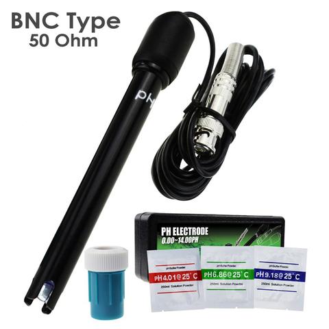 0-14 pH Electrode Probe BNC Connector, 300cm Cable for PH Meter Monitor Controller for Aquarium Hydroponics Plant Pool Spa ► Photo 1/6