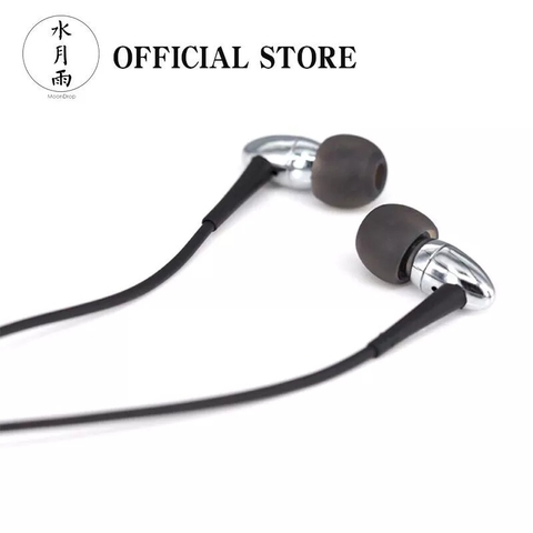 Moondrop SPACESHIP Dynamic Earphone Chrome-Plated Brass External Magnetic Circuit Multi-Stiffness Diaphragm In-Ear Earphones ► Photo 1/6