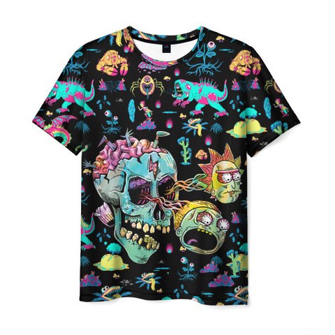 Men's T-shirt 3D monsters Rick and Morty ► Photo 1/3