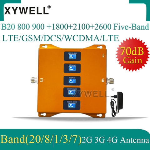 High Quality 800 900 2600 MHz 2g 3G 4G Amplificateur Tri Band