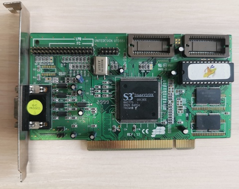 S3 Trio v2/dx 1MB PCI video card ► Photo 1/3