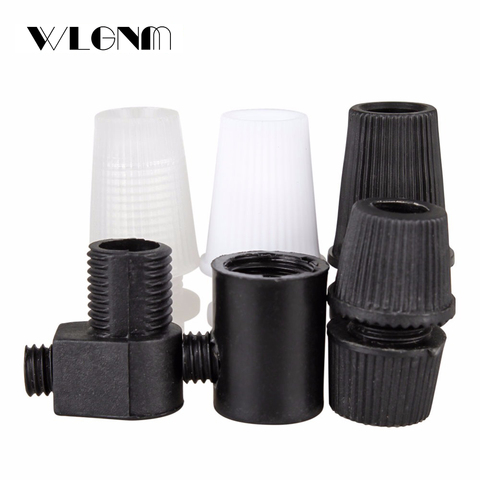 Cable Gland Connector 5pcs/lot Flexible Lamp Base Clip Clamp Cable Grip Line Buckle Wire Connector Lamp Accessories Black White ► Photo 1/5