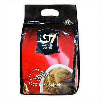 Vietnamese instant coffee “G7” (Trung Nguyen) black 100 Pak. ► Photo 1/3