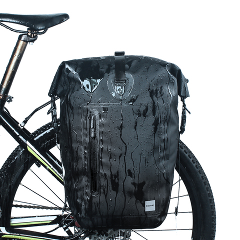 25L Bike Bag Waterproof Bike Bicycle Rear Rack Pannier Bag Cycling Rear Seat Bag Shoulder Bag casco ciclismo ► Photo 1/6