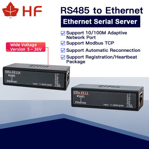 Elfin-EE11 Modbus TCP Protocol Serial port RS485 to Ethernet device server module support Elfin-EE11 TCP/IP Telnet Serial Server ► Photo 1/6