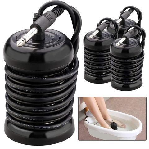 Ionic Detox Foot Bath Arrays Round Stainless Steel Array Aqua Spa Foot Massage Relax Pain Relief Tool Ionic Cleanse Ion Spa ► Photo 1/6