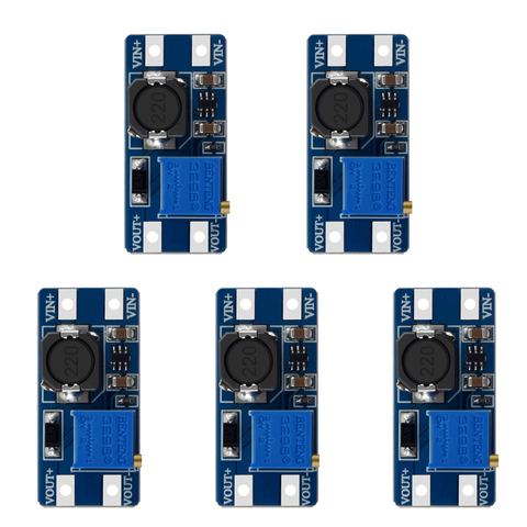 MT3608 DC-DC Step Up Converter Booster Power Supply Module Boost Step-up Board MAX output 28V 2A for arduino ► Photo 1/6