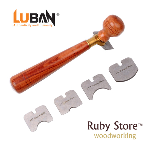 Qiangsheng Luban Multi-blade Chairmaking Scraper  set with 5 Blades, Convex and Concave Scraper, Fine Woodworking ► Photo 1/6