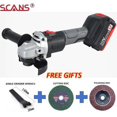 SCANS SC6180 BRUSHLESS 20V LI-ION CORDLESS ANGLE GRINDER SC6180 ► Photo 1/4