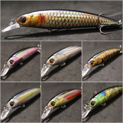 wLure Fishing Lure 15g 11cm Minnow Inner Reflection Foil RealSkin Painting Weight Transfer System 2X Strong Treble Hooks HM600 ► Photo 1/6