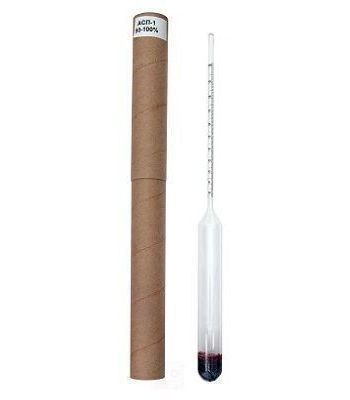 Laboratory hydrometer asp-1 90-100% for accurate alcohol control ► Photo 1/1