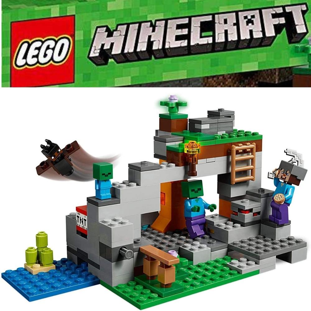 LEGO MINECRAFT, zombie Cave (21141), Minecraft, 241 Lego pieces ...