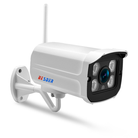 BESDER аудио Wi-Fi камера 1080P ONVIF Беспроводная сигнализация Push iCsee P2P 2MP CCTV Bullet наружная IP камера со слотом для ► Photo 1/1