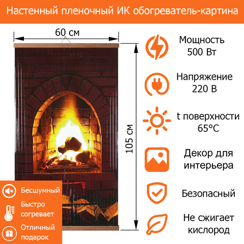 Energy saving electric infrared heater picture for the room 