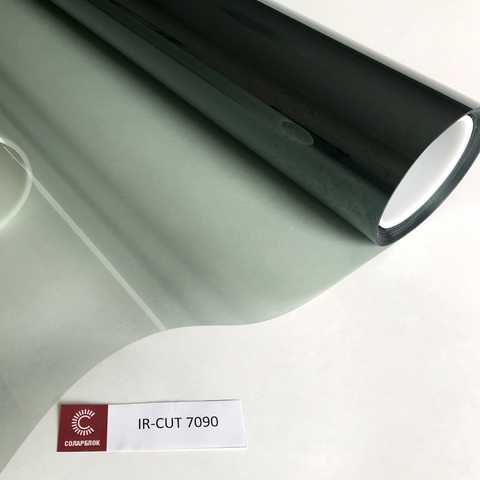 Nanoceramic 7090 heat reflective film. Atermal heat protection film. Sun protection. Heat preservation in winter. ► Photo 1/5