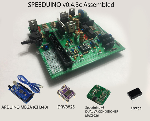 Speeduino v0.4.3c 0.4.3c PCB Assembled Kit Speeduino kit Standalone ECU Speeduino ECU speeduino board max9926 Arduino Mega ► Photo 1/1