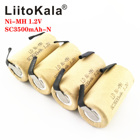 LiitoKala SC 3500mAH NI-MH 1.2V Rechargeable Battery high discharge rate 10C 15C for Electric tools Power Tool battery DIY nicke ► Photo 1/4