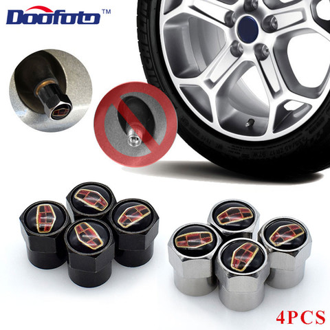 Doofoto 4x Car Valve Caps For Geely Emgrand X7 EC7 Atlas Boyue CK2 GC6 Parts LC Accessories Wheel Tyre Tire Stem Protective Case ► Photo 1/6