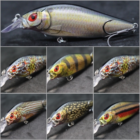 wLure 13g 9cm Medium Size 1-2 Meter Depth Real Skin Technology Tight Floating Crankbait Fishing Lures HC735 ► Photo 1/6